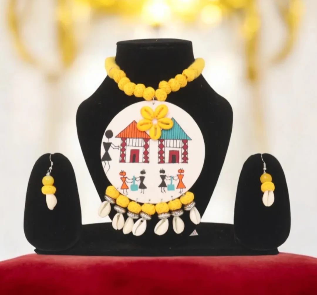 Buy Tribal Village Neckpiece with Cowrie from Rimberio Fashions - Reseller Bazzar